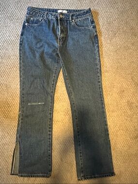 Women’s Dark Blue Denim Jeans - Classic Straight Fit